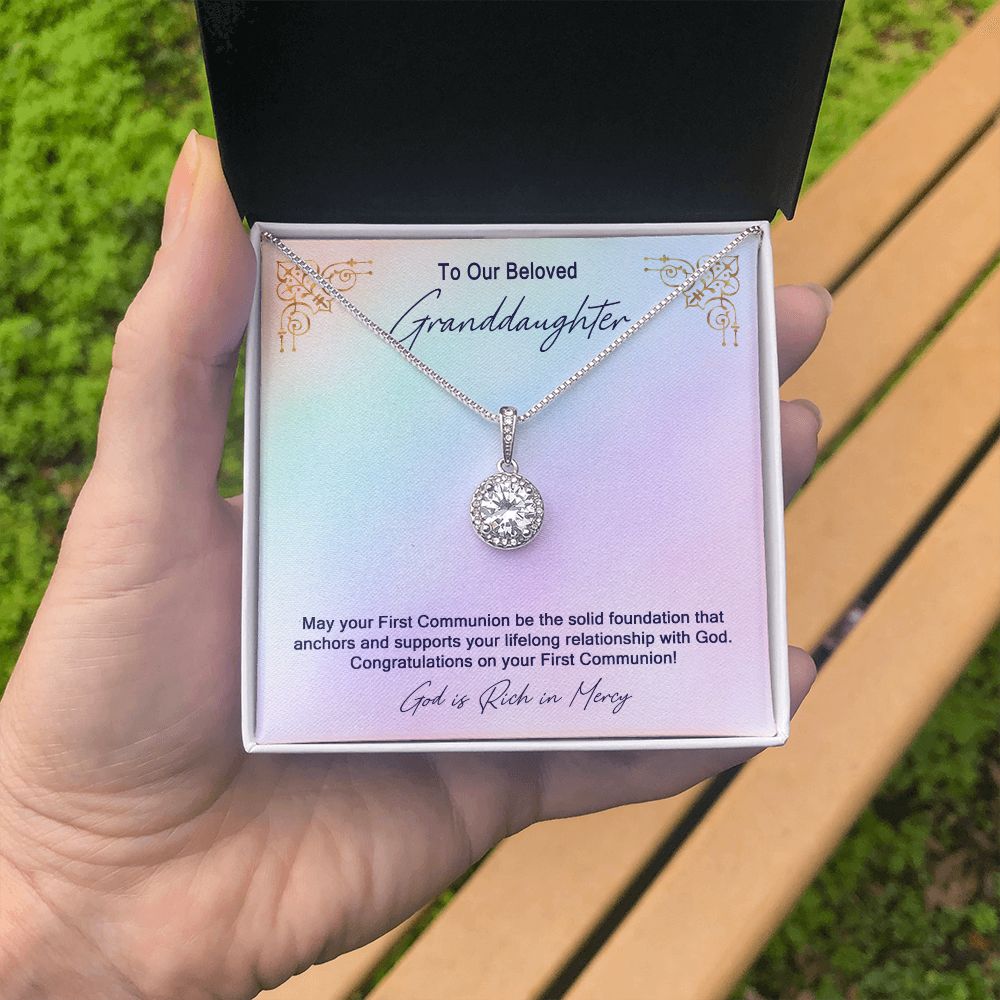 Granddaughter First Communion Gift | Confirmation Gift Present for Granddaughter | Holy Confirmation Gift Girl Present From Grandparents
