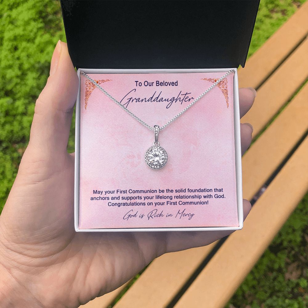Granddaughter First Communion Gift | Confirmation Gift Present for Granddaughter | Holy Confirmation Gift Girl Present From Grandparents