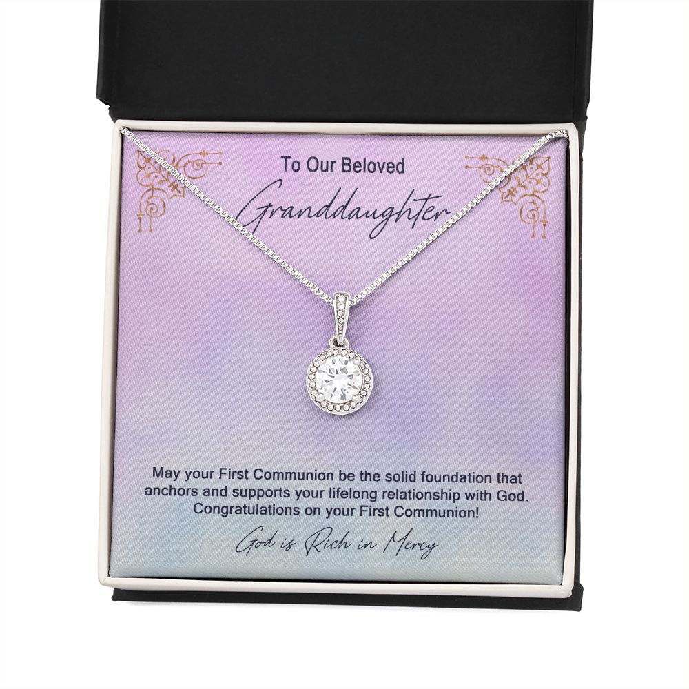 Granddaughter First Communion Gift | Confirmation Gift Present for Granddaughter | Holy Confirmation Gift Girl Present From Grandparents