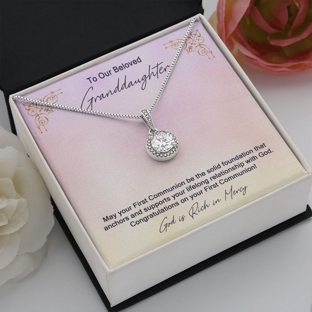 Granddaughter First Communion Gift | Confirmation Gift Present for Granddaughter | Holy Confirmation Gift Girl Present From Grandparents