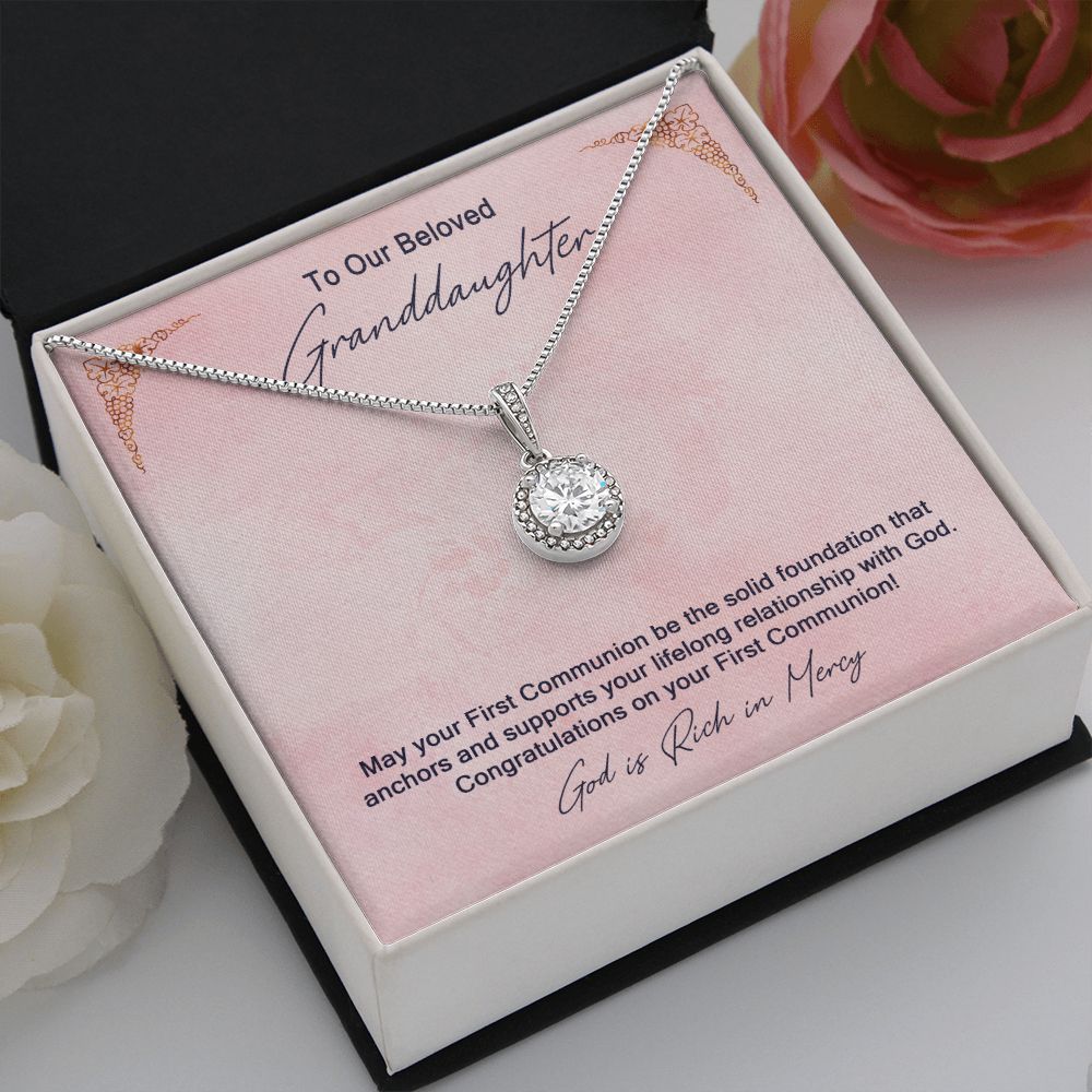Granddaughter First Communion Gift | Confirmation Gift Present for Granddaughter | Holy Confirmation Gift Girl Present From Grandparents