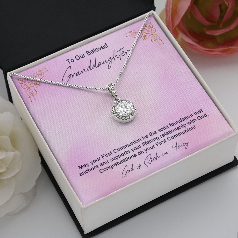 Granddaughter First Communion Gift | Confirmation Gift Present for Granddaughter | Holy Confirmation Gift Girl Present From Grandparents
