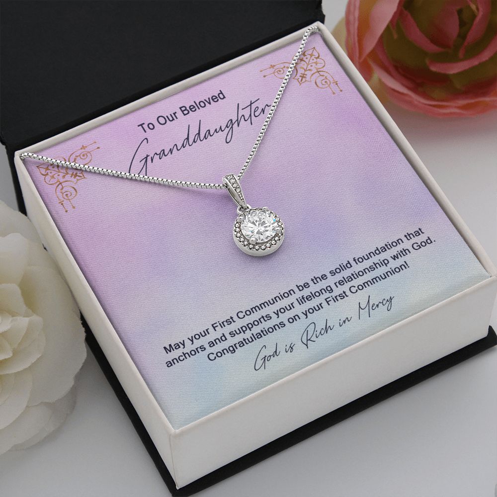 Granddaughter First Communion Gift | Confirmation Gift Present for Granddaughter | Holy Confirmation Gift Girl Present From Grandparents