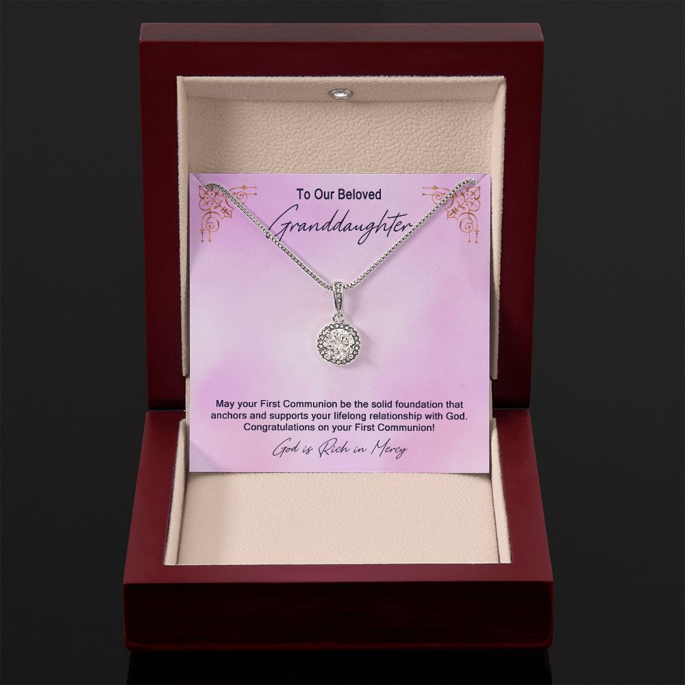 Granddaughter First Communion Gift | Confirmation Gift Present for Granddaughter | Holy Confirmation Gift Girl Present From Grandparents