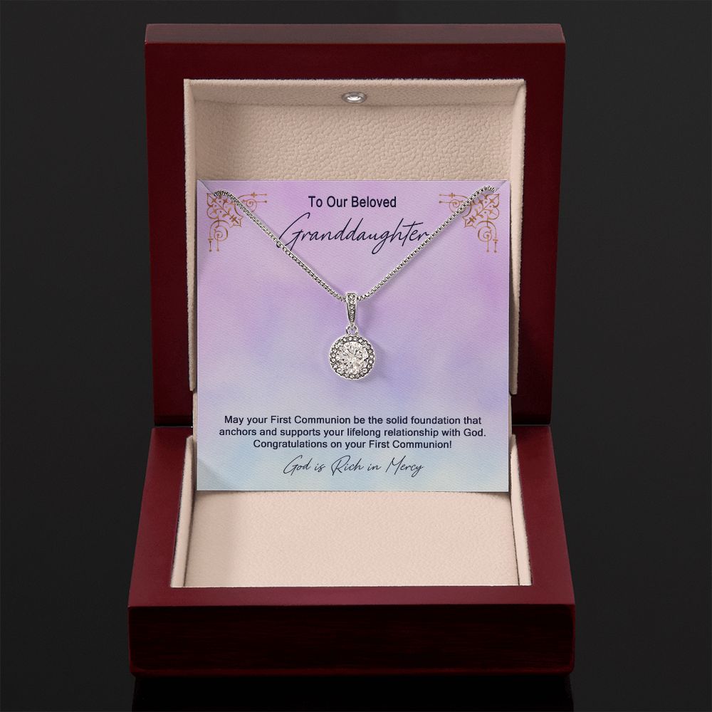Granddaughter First Communion Gift | Confirmation Gift Present for Granddaughter | Holy Confirmation Gift Girl Present From Grandparents