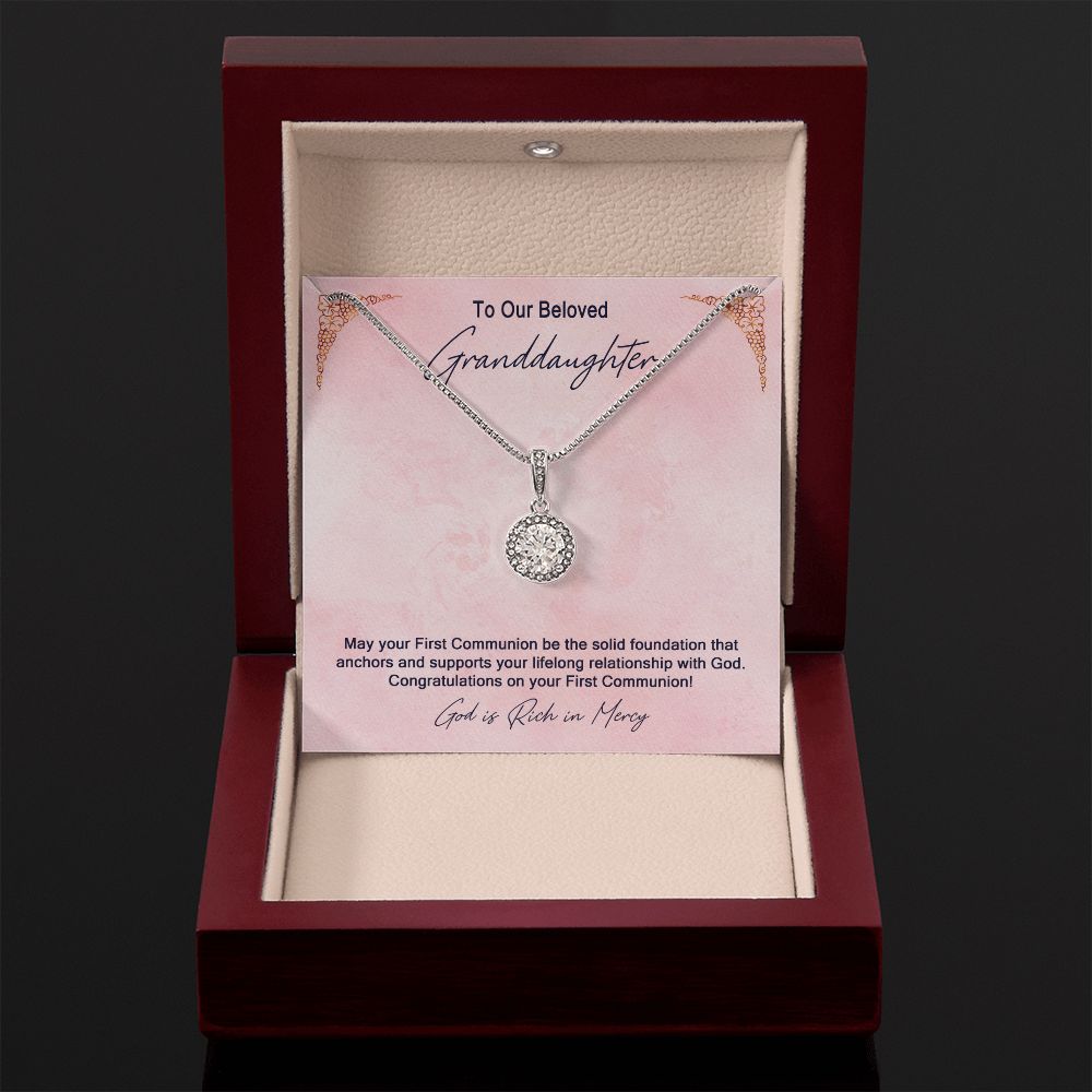Granddaughter First Communion Gift | Confirmation Gift Present for Granddaughter | Holy Confirmation Gift Girl Present From Grandparents