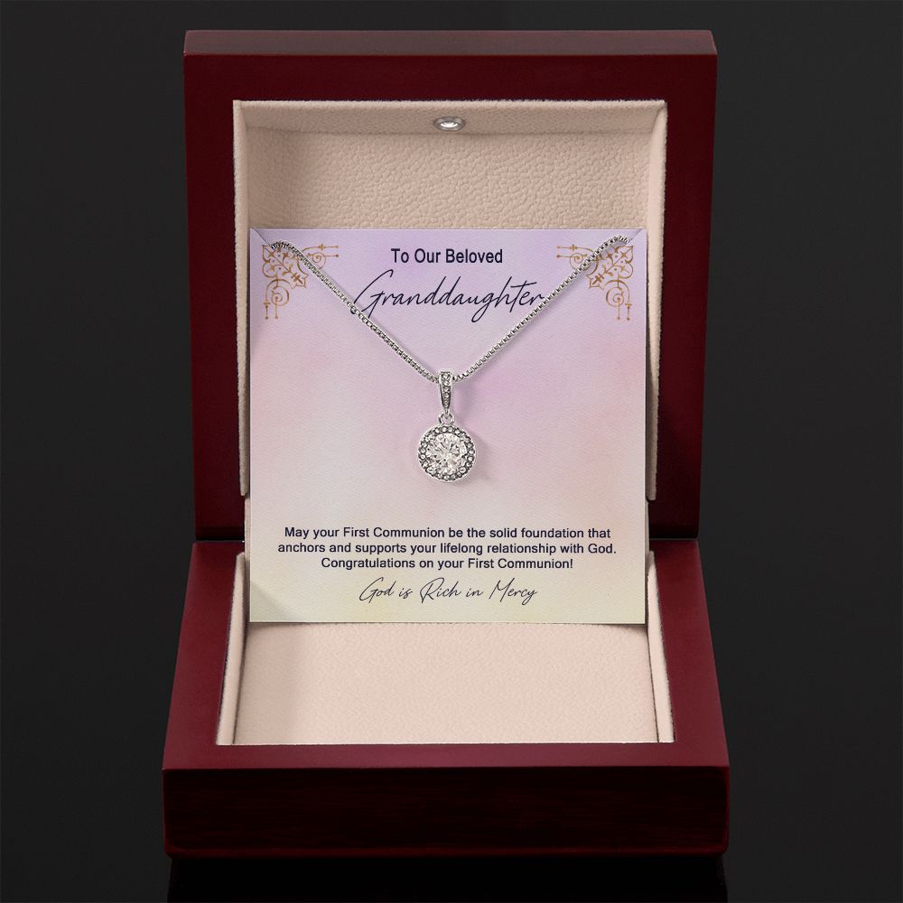 Granddaughter First Communion Gift | Confirmation Gift Present for Granddaughter | Holy Confirmation Gift Girl Present From Grandparents