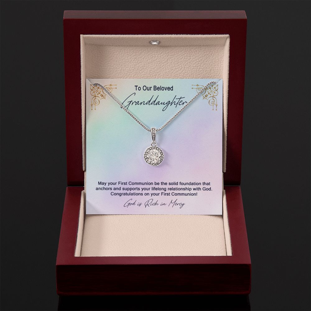 Granddaughter First Communion Gift | Confirmation Gift Present for Granddaughter | Holy Confirmation Gift Girl Present From Grandparents