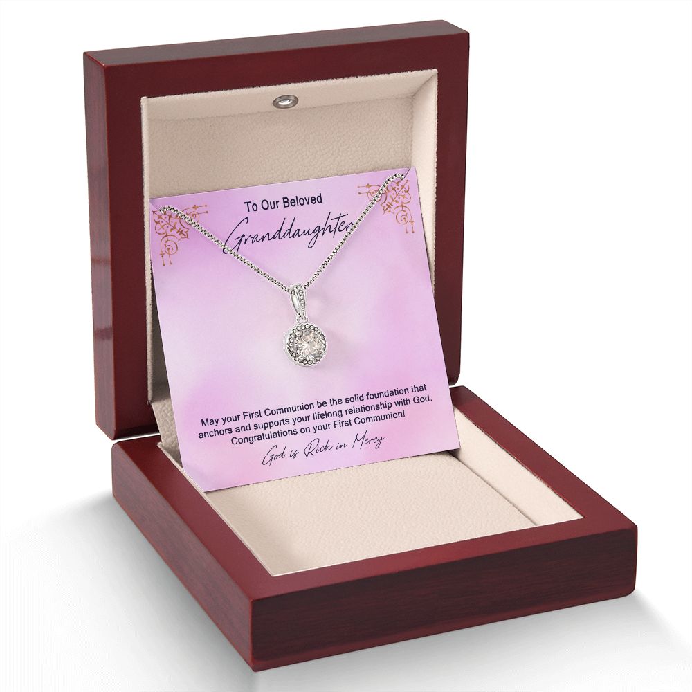 Granddaughter First Communion Gift | Confirmation Gift Present for Granddaughter | Holy Confirmation Gift Girl Present From Grandparents