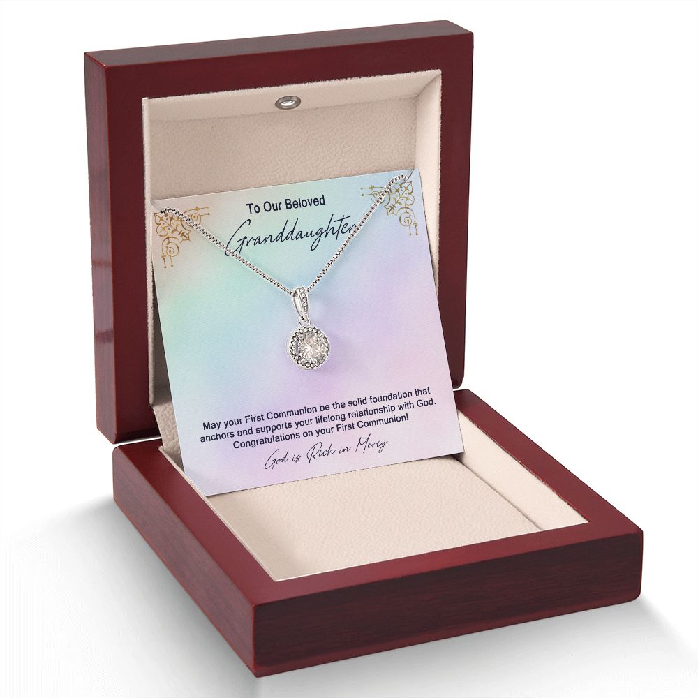 Granddaughter First Communion Gift | Confirmation Gift Present for Granddaughter | Holy Confirmation Gift Girl Present From Grandparents