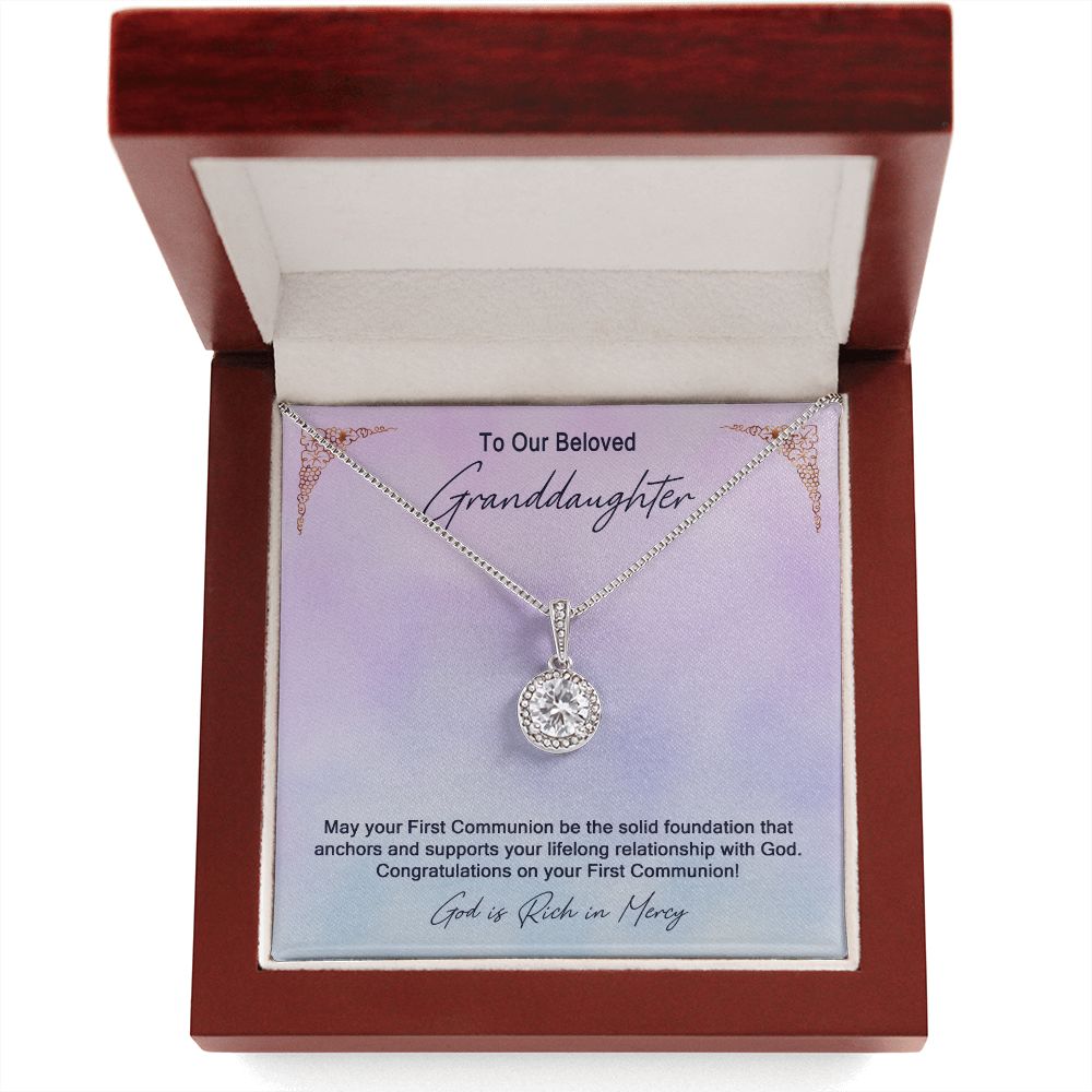 Granddaughter First Communion Gift | Confirmation Gift Present for Granddaughter | Holy Confirmation Gift Girl Present From Grandparents