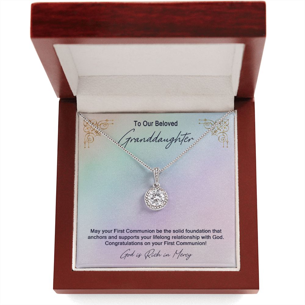Granddaughter First Communion Gift | Confirmation Gift Present for Granddaughter | Holy Confirmation Gift Girl Present From Grandparents