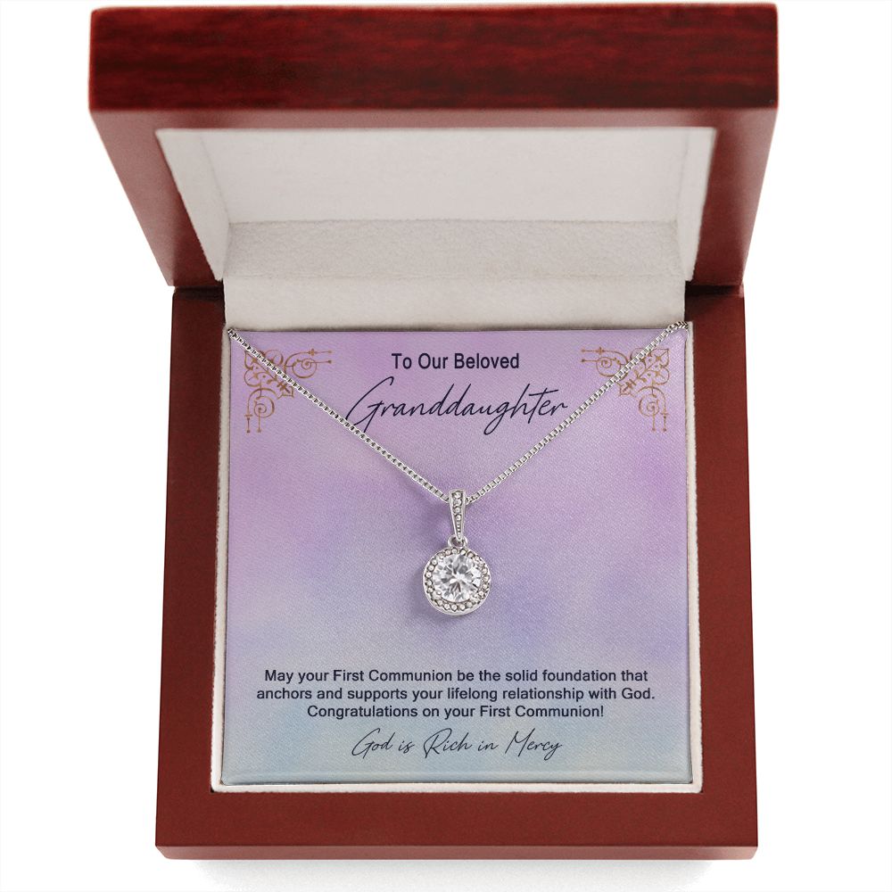 Granddaughter First Communion Gift | Confirmation Gift Present for Granddaughter | Holy Confirmation Gift Girl Present From Grandparents