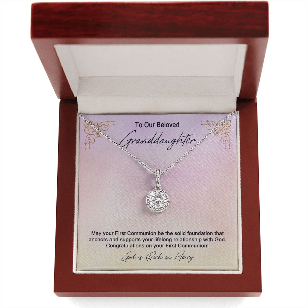 Granddaughter First Communion Gift | Confirmation Gift Present for Granddaughter | Holy Confirmation Gift Girl Present From Grandparents