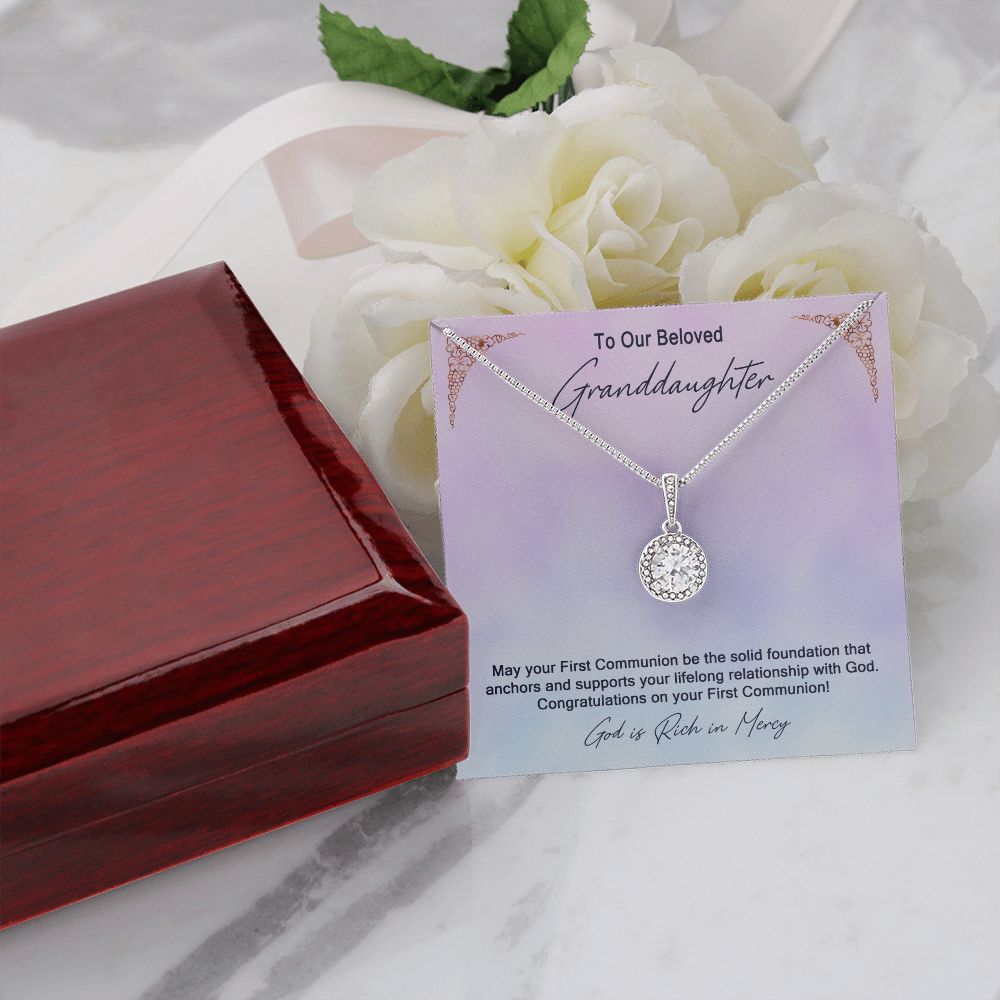 Granddaughter First Communion Gift | Confirmation Gift Present for Granddaughter | Holy Confirmation Gift Girl Present From Grandparents