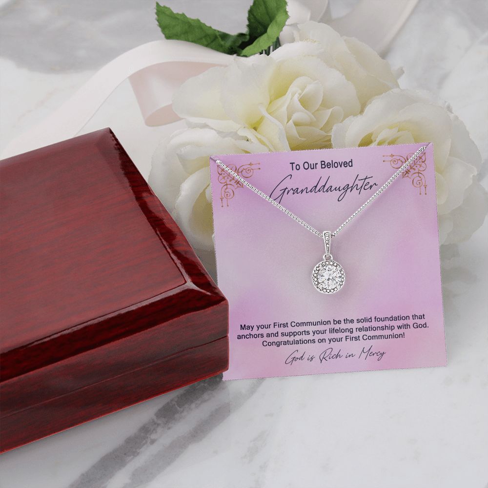 Granddaughter First Communion Gift | Confirmation Gift Present for Granddaughter | Holy Confirmation Gift Girl Present From Grandparents