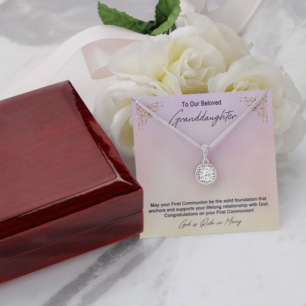 Granddaughter First Communion Gift | Confirmation Gift Present for Granddaughter | Holy Confirmation Gift Girl Present From Grandparents
