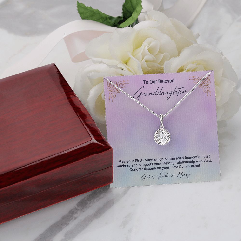 Granddaughter First Communion Gift | Confirmation Gift Present for Granddaughter | Holy Confirmation Gift Girl Present From Grandparents