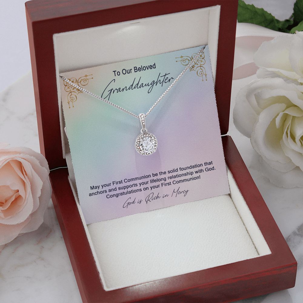 Granddaughter First Communion Gift | Confirmation Gift Present for Granddaughter | Holy Confirmation Gift Girl Present From Grandparents