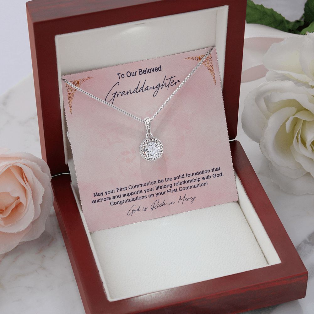 Granddaughter First Communion Gift | Confirmation Gift Present for Granddaughter | Holy Confirmation Gift Girl Present From Grandparents