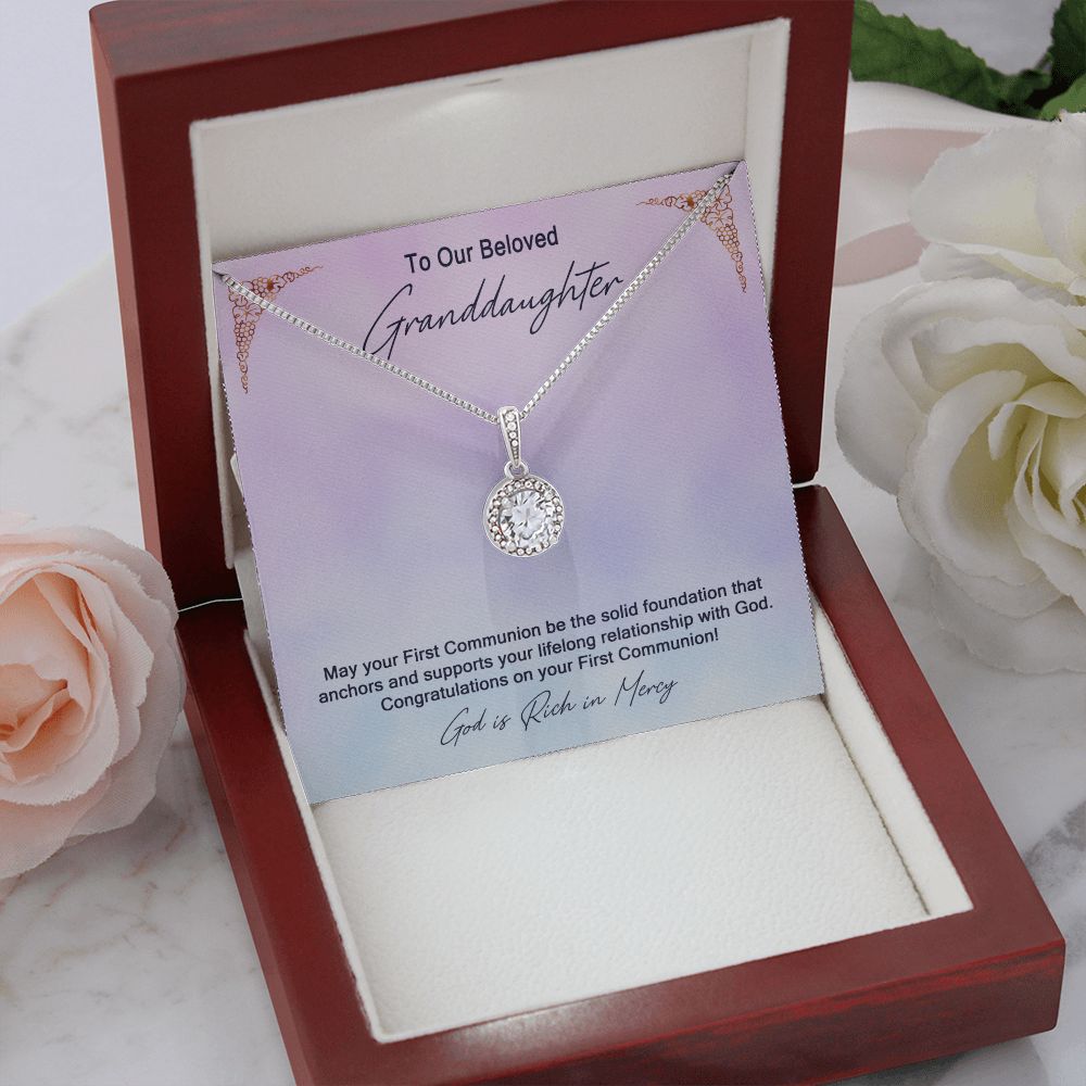 Granddaughter First Communion Gift | Confirmation Gift Present for Granddaughter | Holy Confirmation Gift Girl Present From Grandparents