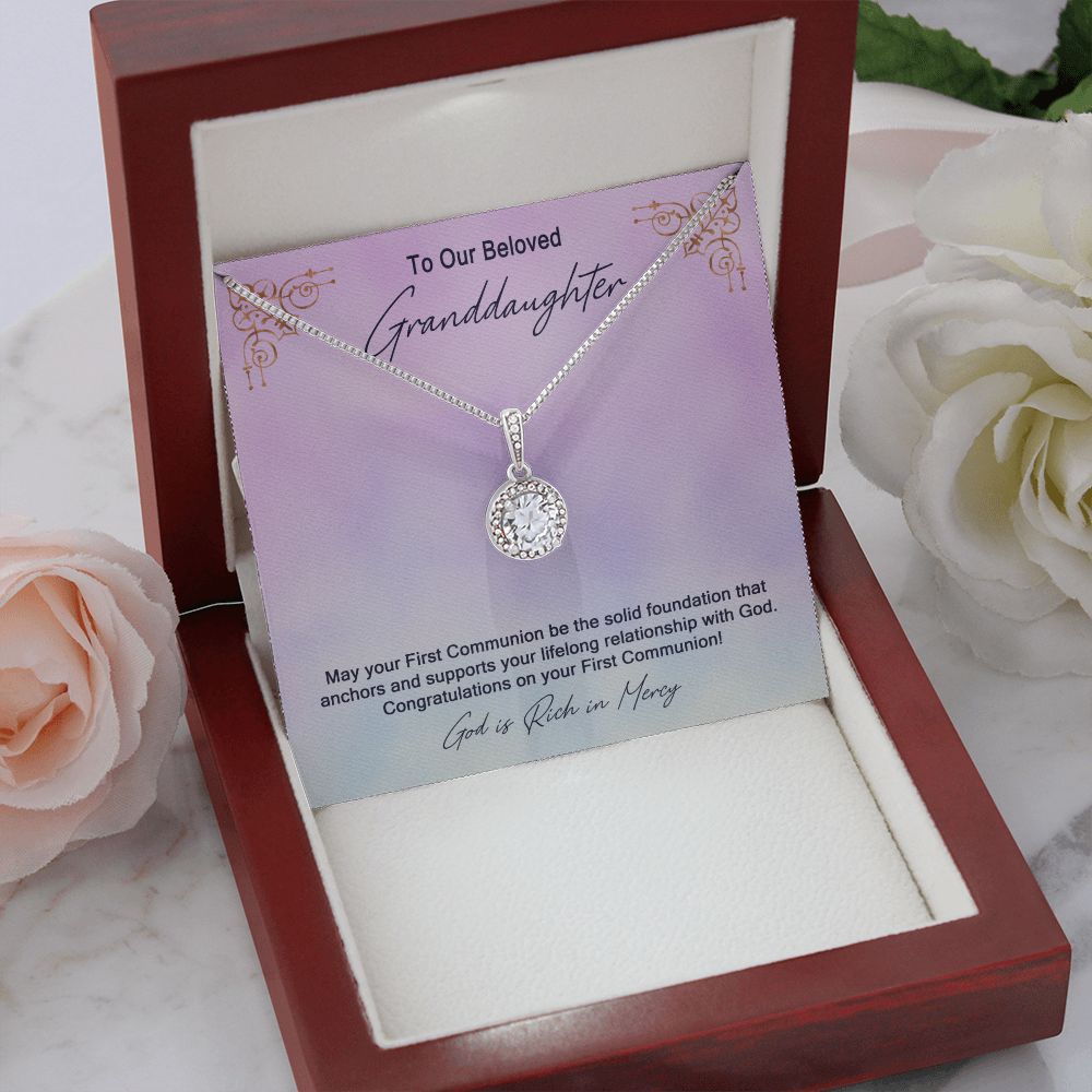 Granddaughter First Communion Gift | Confirmation Gift Present for Granddaughter | Holy Confirmation Gift Girl Present From Grandparents