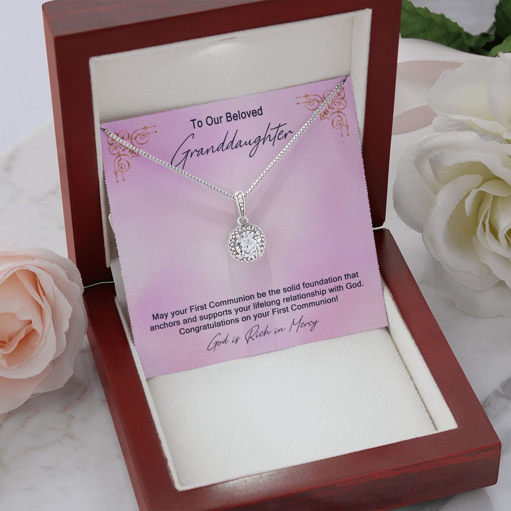 Granddaughter First Communion Gift | Confirmation Gift Present for Granddaughter | Holy Confirmation Gift Girl Present From Grandparents
