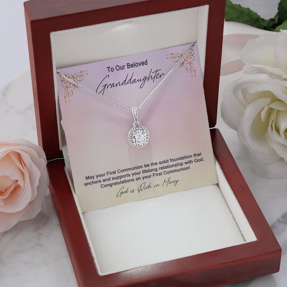 Granddaughter First Communion Gift | Confirmation Gift Present for Granddaughter | Holy Confirmation Gift Girl Present From Grandparents