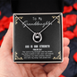 God Is My Strength - Granddaughter Lucky Necklace