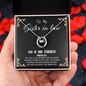 God Is My Strength - Sister in law Lucky Necklace