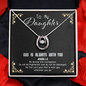 God Is always with you - Daughter Lucky Necklace