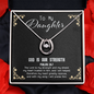 God Is My Strength - Daughter Lucky Necklace