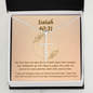 Isaiah 40_31 (Brown) Faith Cross Necklace (Template)