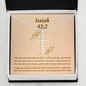 Isaiah 43_2 (Brown) Faith Cross Necklace (Template)