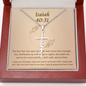 Isaiah 40_31 (Brown) Faith Cross Necklace (Template)