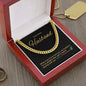 Husband - Right Leave Cuban Link Chain - Template
