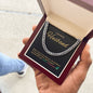 Husband - Right Leave Cuban Link Chain - Template