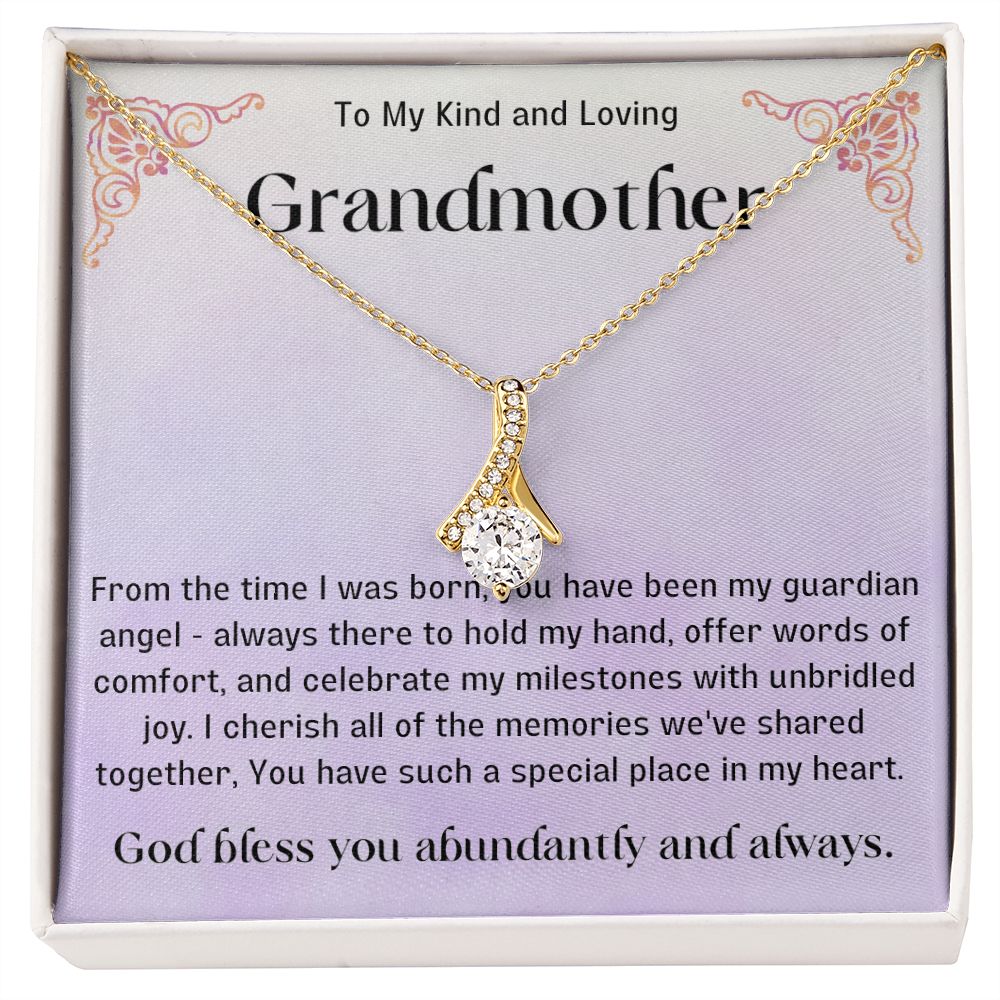 Grandmother Necklace from Granddaughter | Precious Nana Jewerly, Nana Necklace, Best Grandma Jewelry Gift for Nana, Linking You and Nana