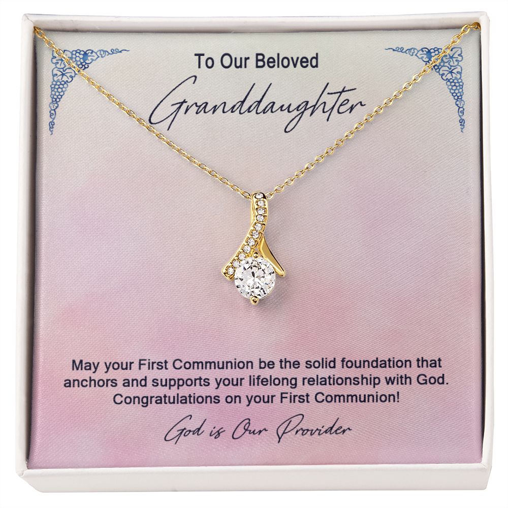Granddaughter First Communion Gift | Christening Gift Present for Granddaughter | Baptism Gift Girl Present From Grandparents
