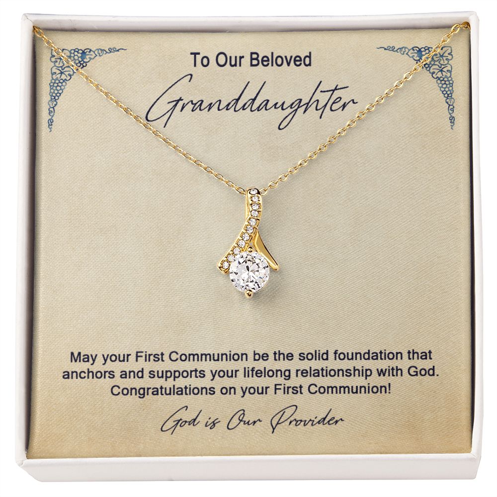 Granddaughter First Communion Gift | Christening Gift Present for Granddaughter | Baptism Gift Girl Present From Grandparents