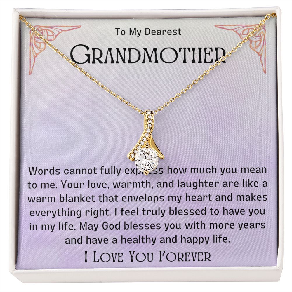 Grandmother Necklace from Granddaughter | Precious Nana Jewerly, Nana Necklace, Best Grandma Jewelry Gift for Nana, Linking You and Nana