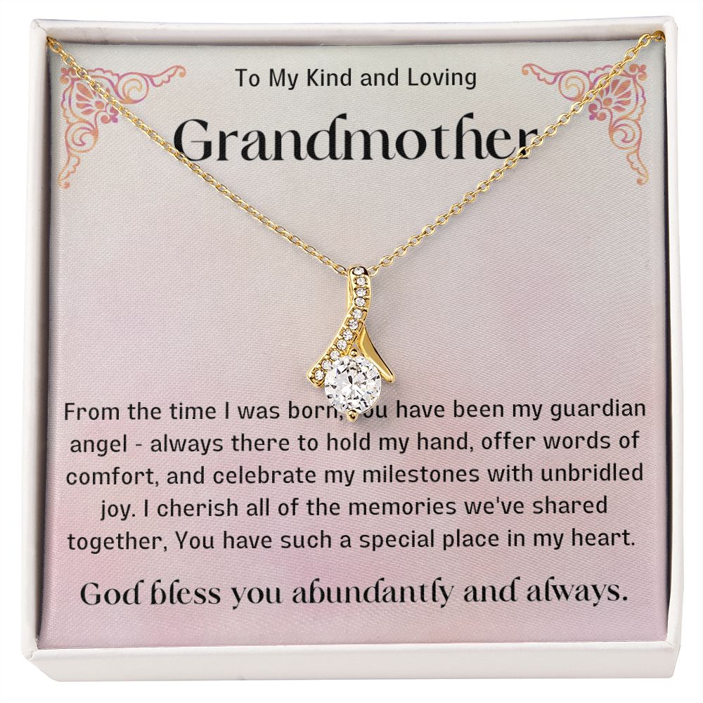 Grandmother Necklace from Granddaughter | Precious Nana Jewerly, Nana Necklace, Best Grandma Jewelry Gift for Nana, Linking You and Nana