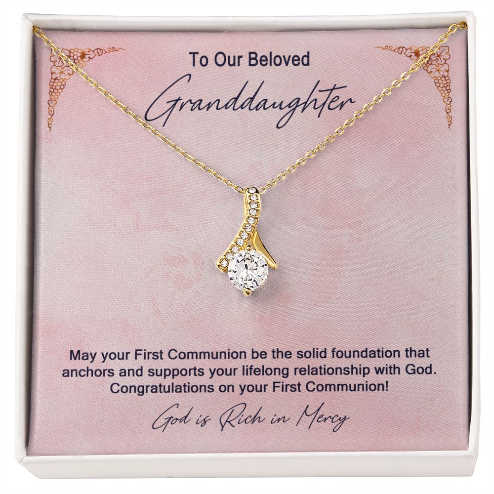 Granddaughter First Communion Gift | Confirmation Gift Present for Granddaughter | Holy Confirmation Gift Girl Present From Grandparents