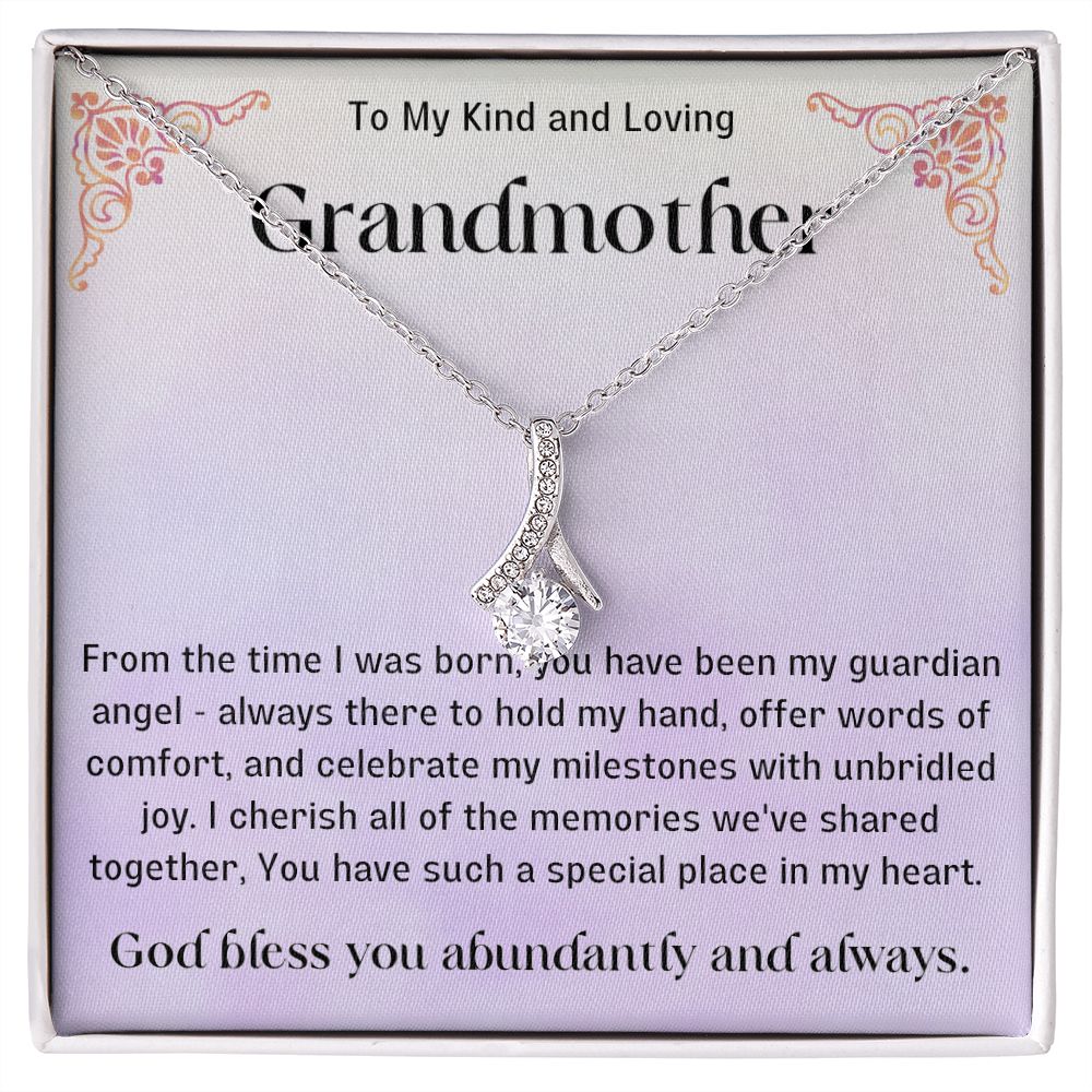 Grandmother Necklace from Granddaughter | Precious Nana Jewerly, Nana Necklace, Best Grandma Jewelry Gift for Nana, Linking You and Nana