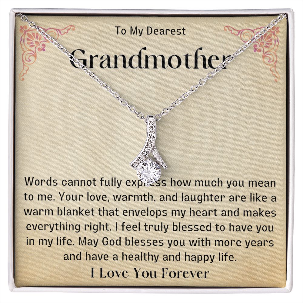 Grandmother Necklace from Granddaughter | Precious Nana Jewerly, Nana Necklace, Best Grandma Jewelry Gift for Nana, Linking You and Nana
