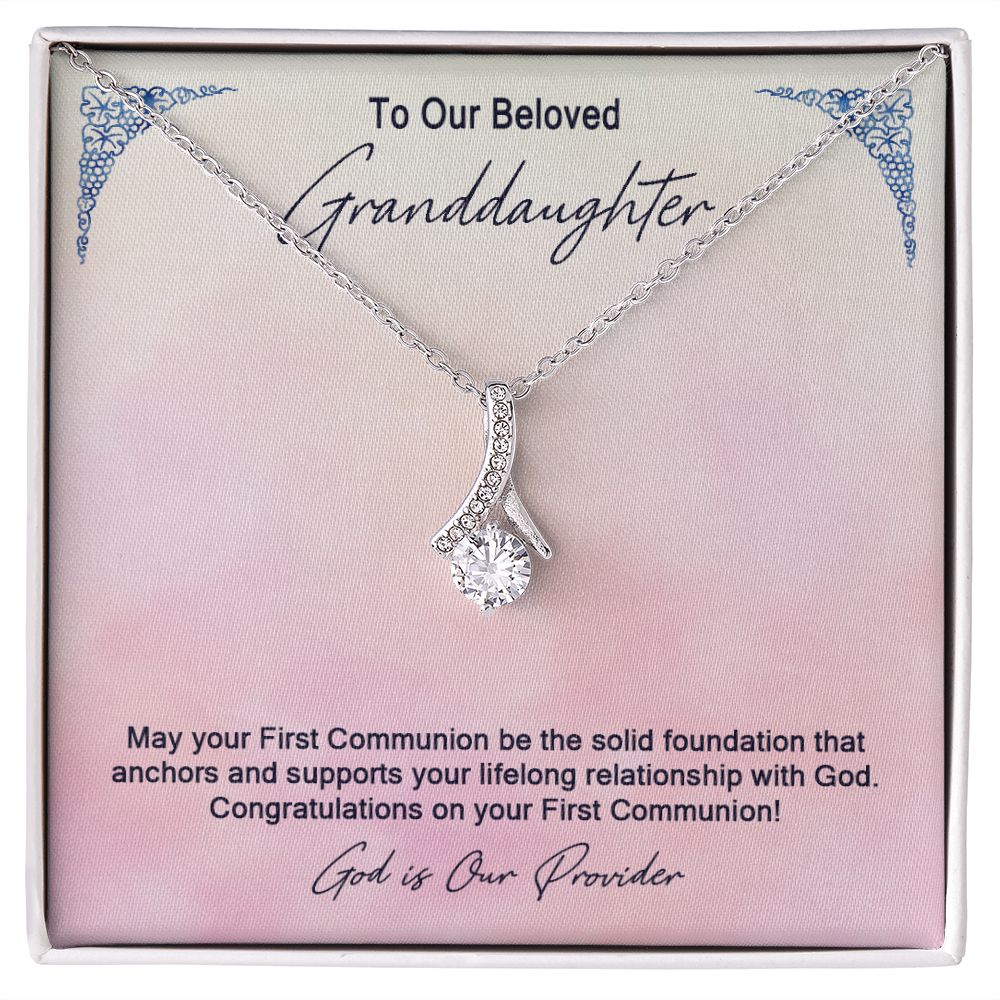 Granddaughter First Communion Gift | Christening Gift Present for Granddaughter | Baptism Gift Girl Present From Grandparents