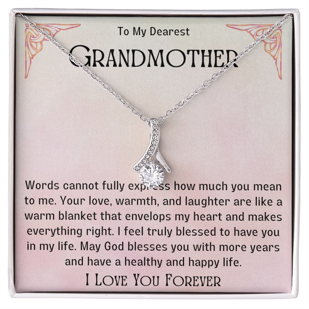 Grandmother Necklace from Granddaughter | Precious Nana Jewerly, Nana Necklace, Best Grandma Jewelry Gift for Nana, Linking You and Nana