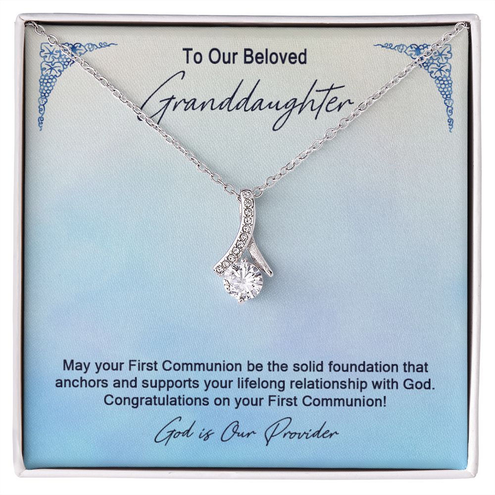 Granddaughter First Communion Gift | Christening Gift Present for Granddaughter | Baptism Gift Girl Present From Grandparents