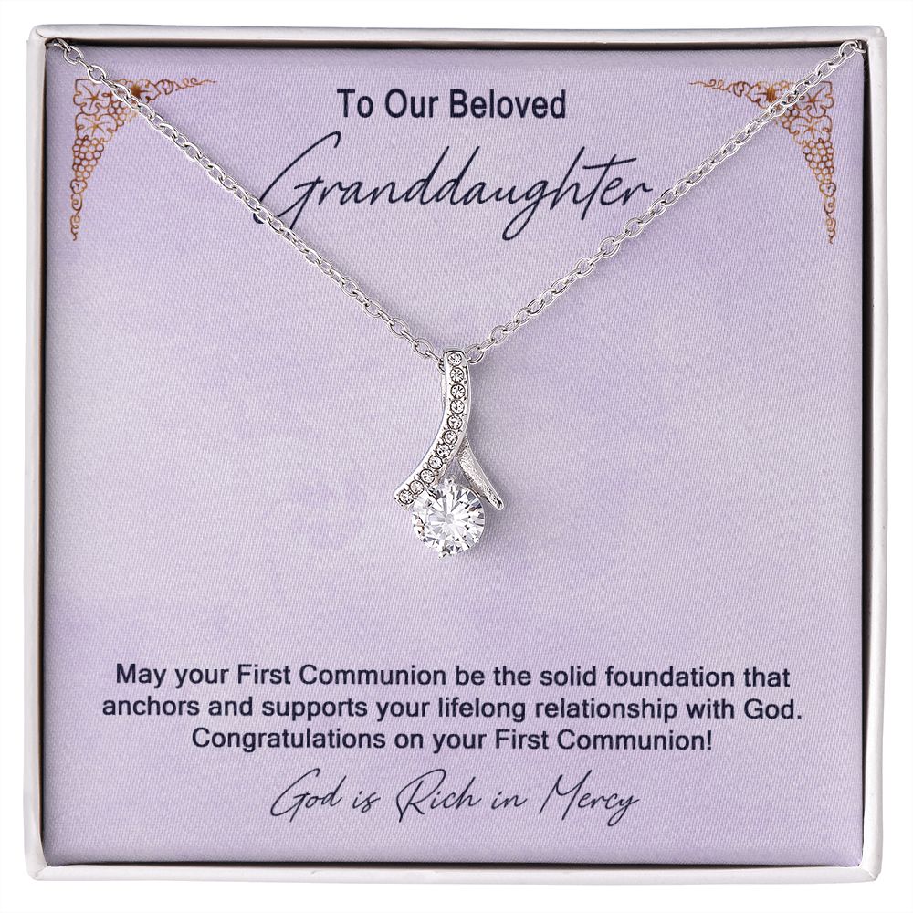 Granddaughter First Communion Gift | Confirmation Gift Present for Granddaughter | Holy Confirmation Gift Girl Present From Grandparents