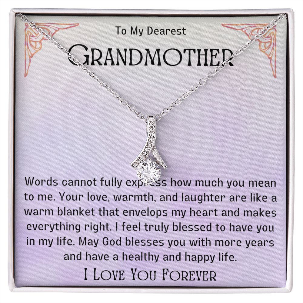 Grandmother Necklace from Granddaughter | Precious Nana Jewerly, Nana Necklace, Best Grandma Jewelry Gift for Nana, Linking You and Nana